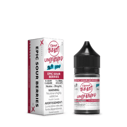 flavour beast unleashed e liquid nic salt