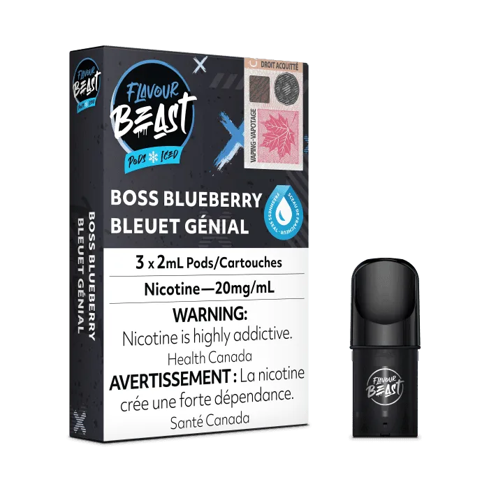 Buy Flavour Beast Boss Blueberry Pod Vancouver - $16.99