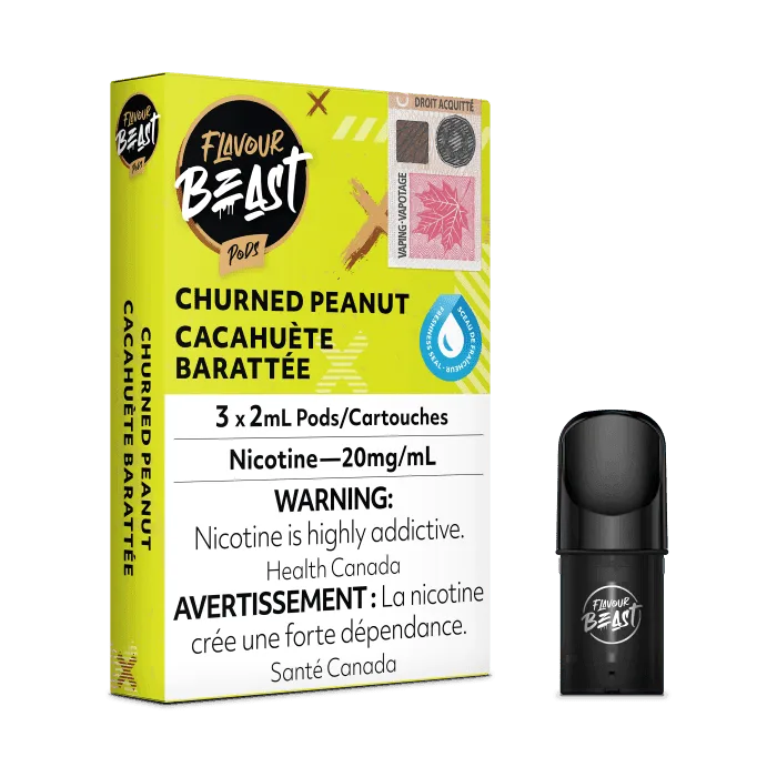Flavour Beast Churned Peanut Pod - $16.99 | Vape Shop Near Me Flavour Beast Churned Peanut Pod - $16.99 | Vape Shop Near Me