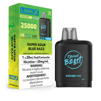 Flavour Beast Level X Boost G2 25000(25K) Pods | Buy Online Canada