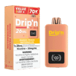 Drip'n 26mL Value Size 70K Puffs Disposable Vape – Mango Peach Watermelon