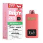 drip'n 26ml value size 70k puffs disposable vape - Watermelon CG