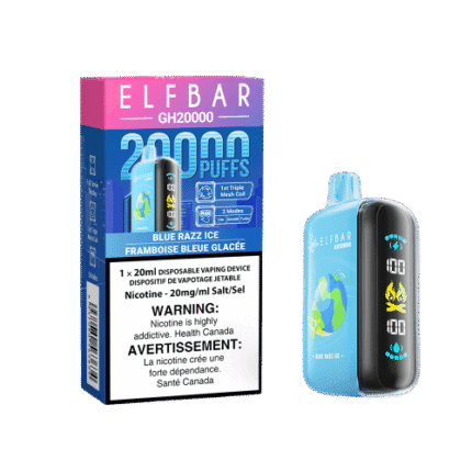 Elf Bar Gh20k Disposable Vape - Blue Razz Ice