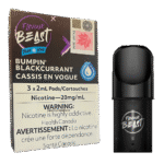 Flavour Beast Pod - Bumpin Blackcurrant Iced (3*2ML Pods) | Buy Online Canada