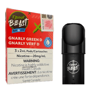 Flavour Beast Pod - Gnarly Green D Iced (3*2ML Pods)