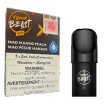 Flavour Beast Pod - Mad Mango Peach (3*2ML Pods) | Buy Online Canada