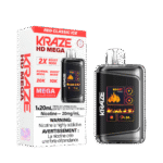 Kraze HD Mega 20K Disposable Vape – Red Classic Ice