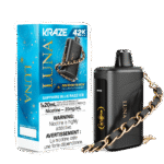 Kraze Luna 42k Disposable Vape – Sapphire Blue Razz Ice