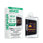 Kraze HD Mega 20K Disposable Vape – Fresh Mint Ice