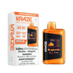 Kraze HD Mega 20K Disposable Vape – Peach Mango Ice