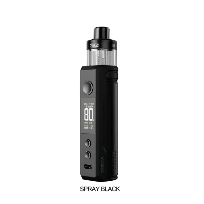 voopoo drag x2 mod pod kit 80w - black