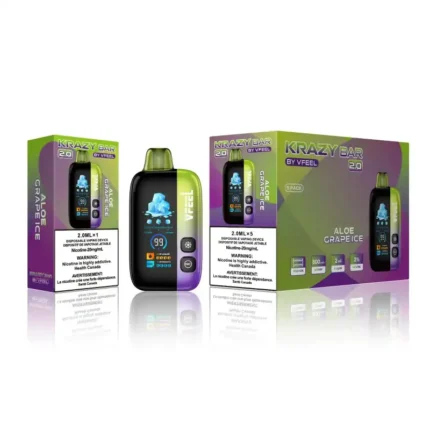 Krazy Bar 2.0 Aloe Grape Ice