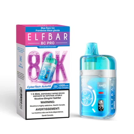 Elf Bar BC Pro 80K Disposable Vape - Blue Razz Ice