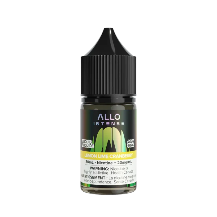 Allo Intense Nic Salt Vape Juice - lemon lime Cranberry