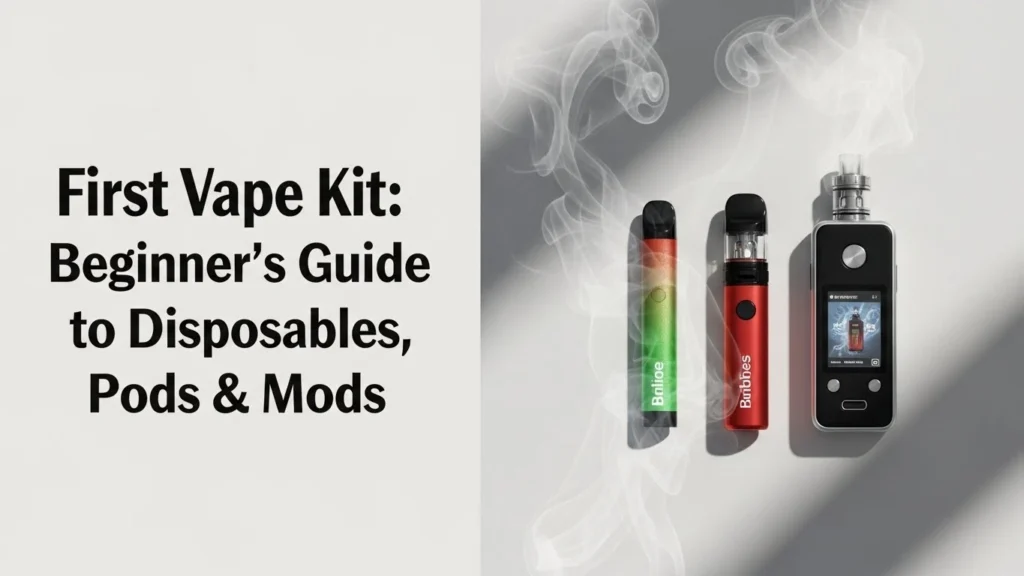 First vape kit disposables, pods, and mods for beginners - Guide
