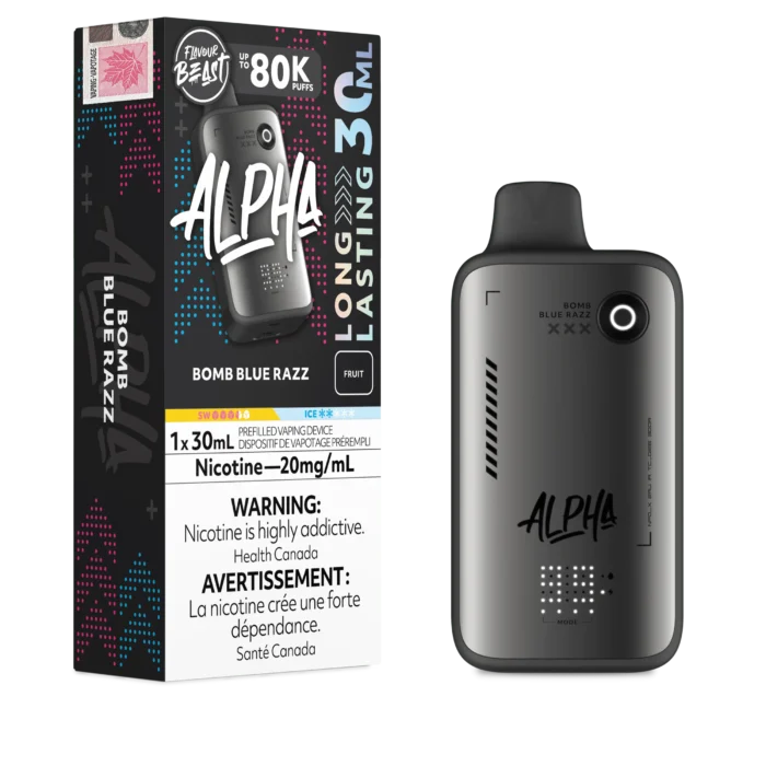 Flavour Beast Alpha 80K Disposable Vape - Bomb Blue Razz