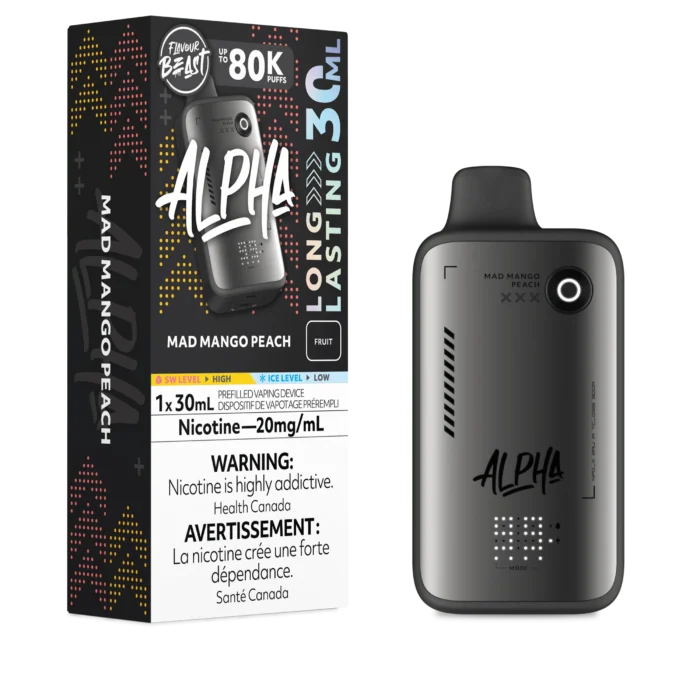 Flavour Beast Alpha 80K Disposable Vape - Mad Mango Peach