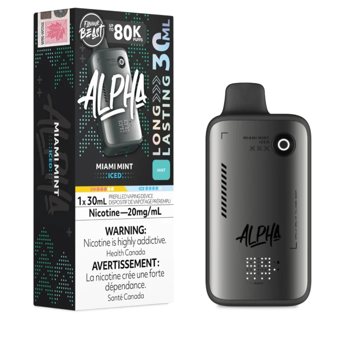 Flavour Beast Alpha Disposable Vape - Miami Mint Iced