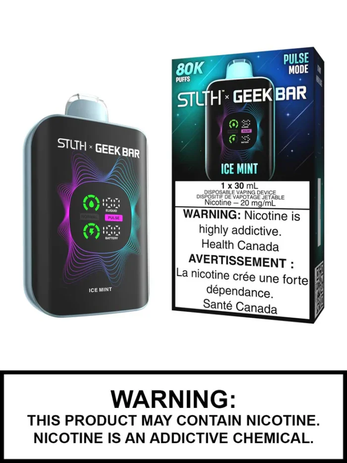 Stlth x Geek Bar 80K Disposable Vape - Ice Mint